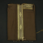 PREMIUM RARE BROWN UNIQUE KHALEEJI BISHT BS15